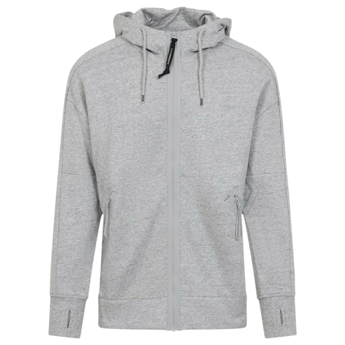 パーカー・フーディ C.P. Company METROPOLIS SERIES DOUBLE MIXED ZIPPED HOODIE C.p. Company Men Metropolis Series Double Mixed Zipped