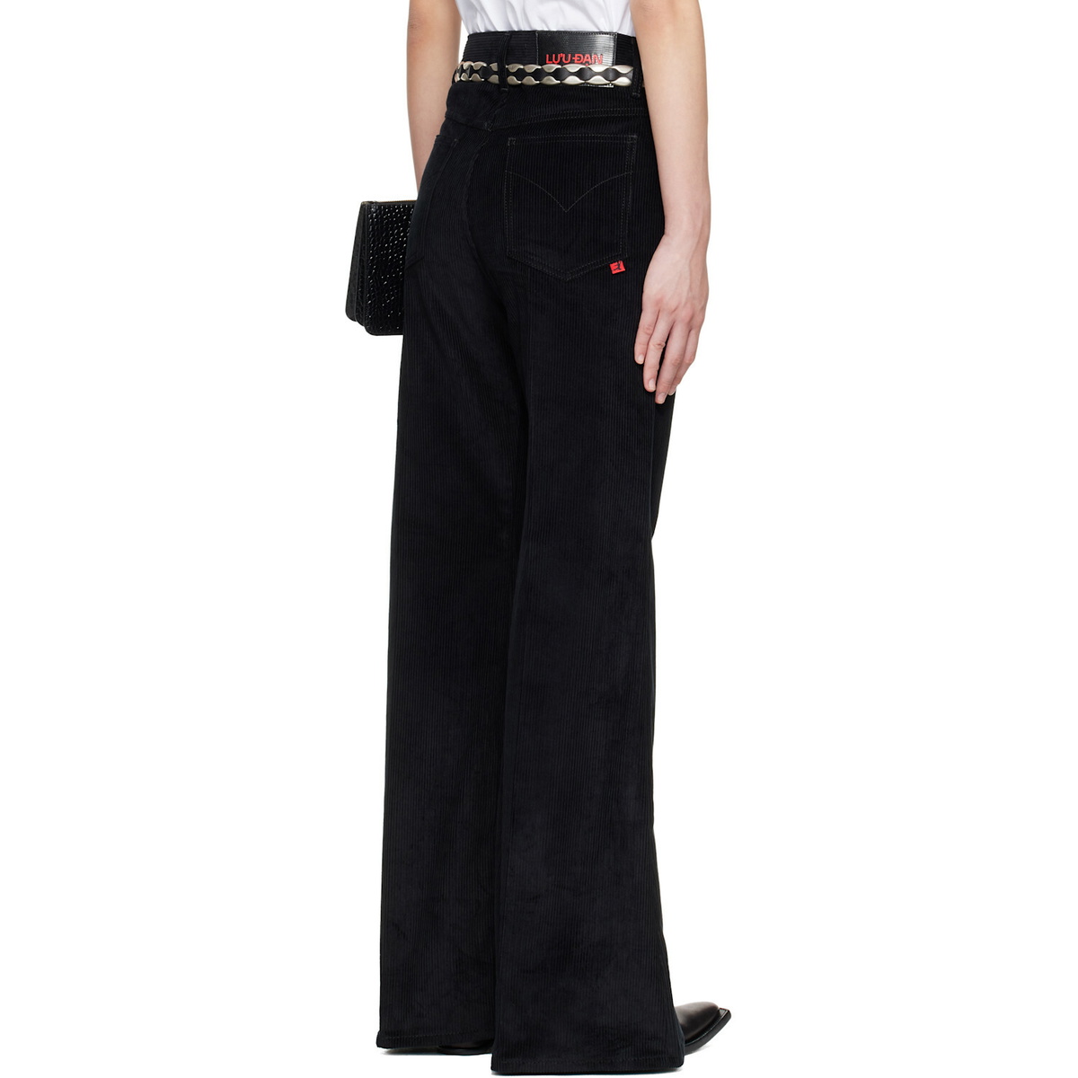 LU'U DAN BRUCE LEE x LỰU ĐẠN Black Motel Trousers