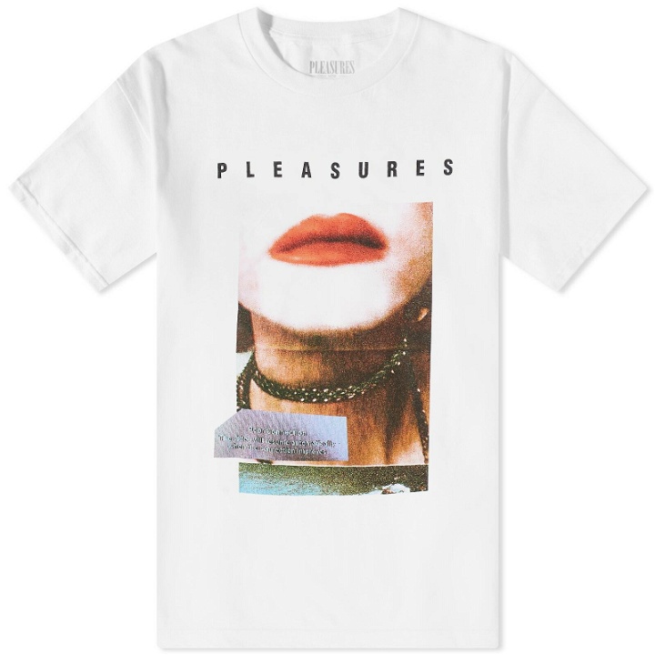 Photo: Pleasures Men's Poor Connection T-Shirt in White