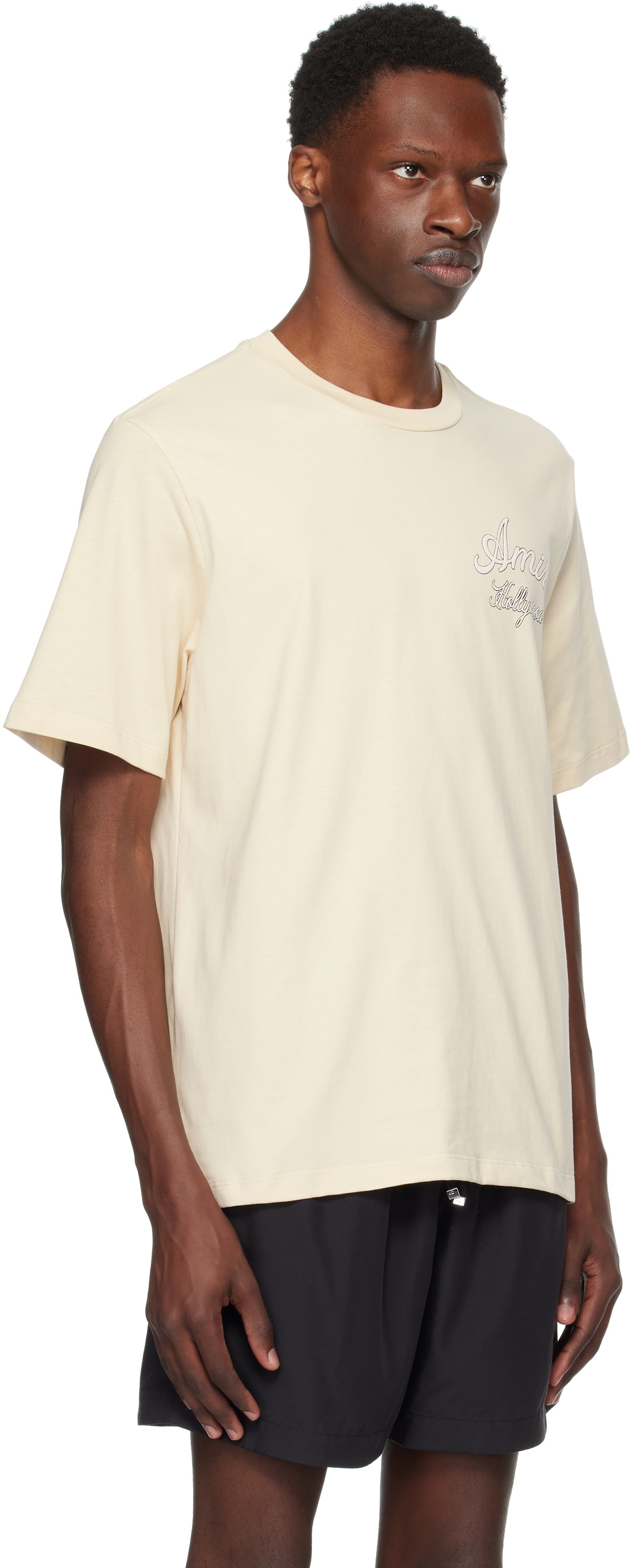 AMIRI Beige 'Amiri Hollywood' T-shirt Amiri