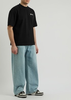 Off-white Skate Logo-print Cotton T-shirt Black