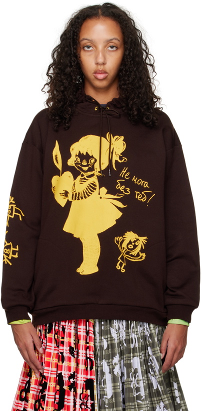 Photo: Chopova Lowena Brown Sedum Hoodie