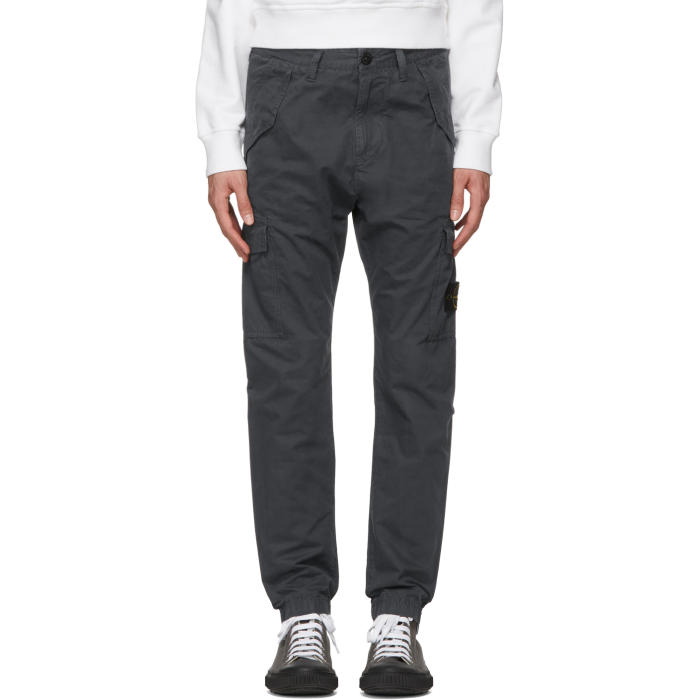 Photo: Stone Island Grey Cargo Pants