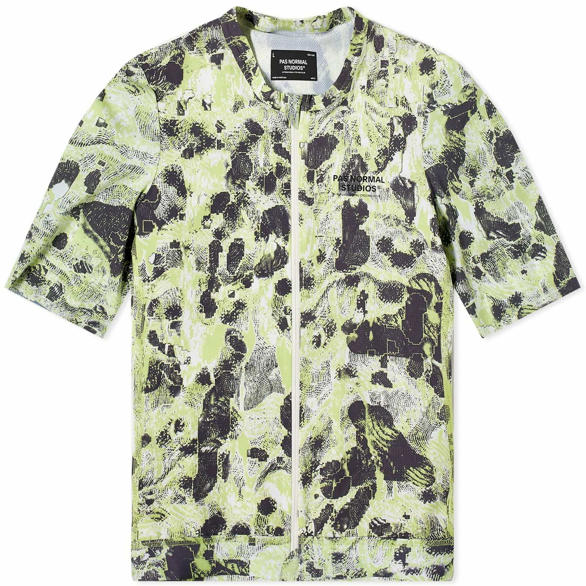 Pas Normal Studios Men's Solitude Late Drop Jersey in Acid Green