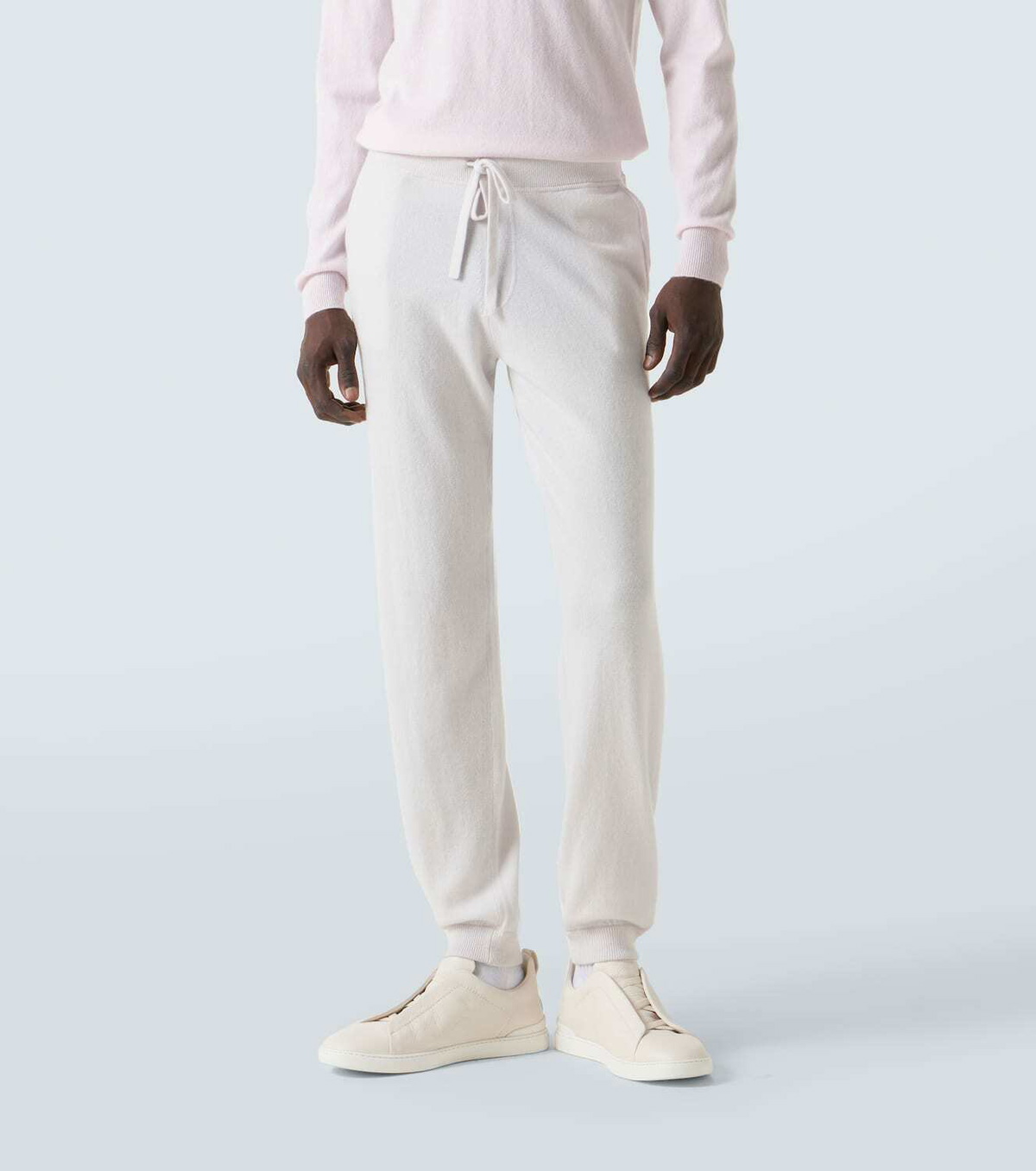 Allude Wool and cashmere sweatpants