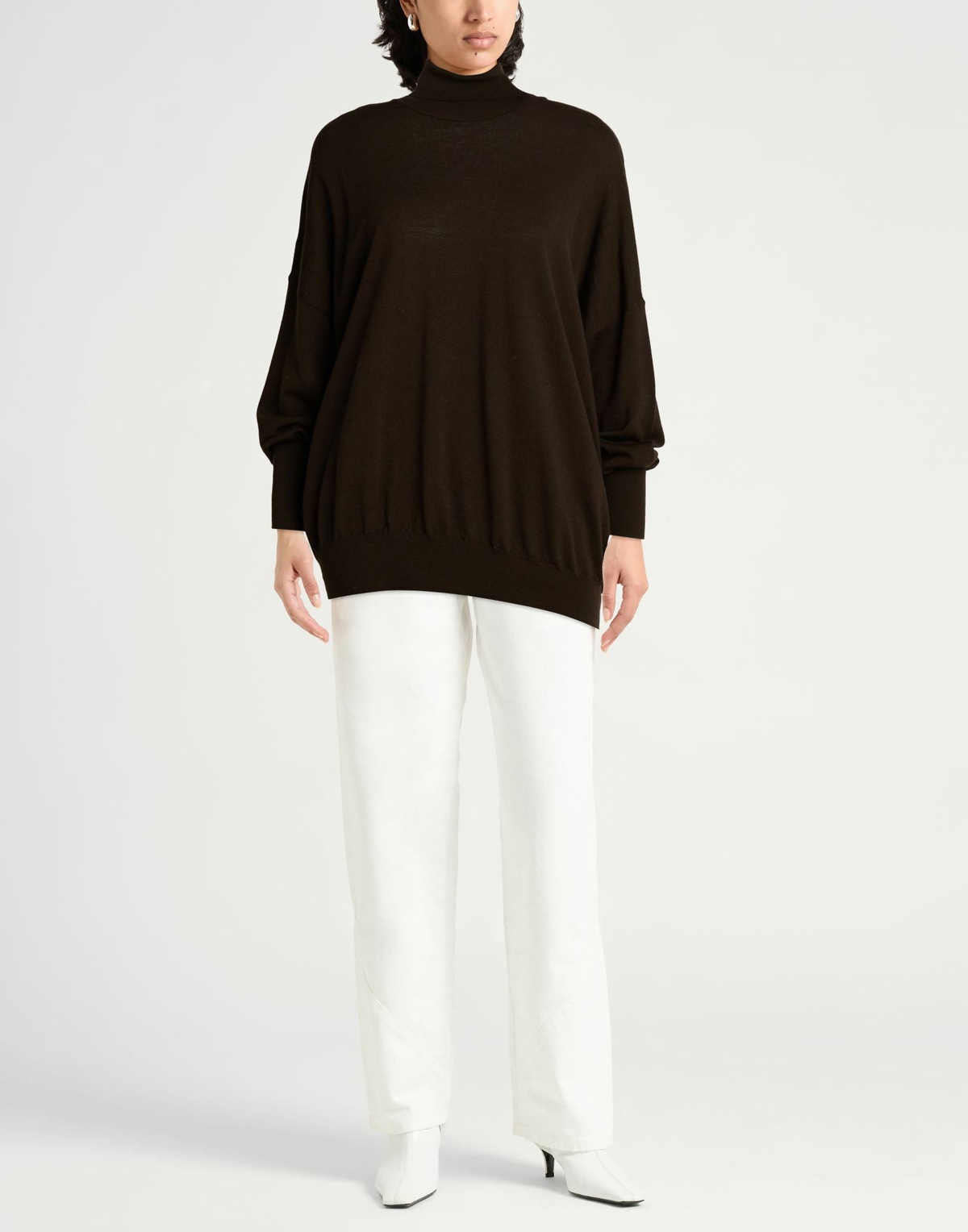 Jucca Womens Turtleneck Dark in Brown