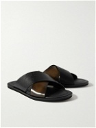 Berluti - Scritto Venezia Leather Sandals - Brown