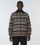 Junya Watanabe - Striped wool, alpaca and mohair jacket