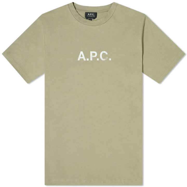 Photo: A.P.C. Stamp Logo Tee - END. Exclusive