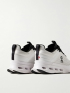 ON - Cloudnova X Rubber-Trimmed Mesh Running Sneakers - White