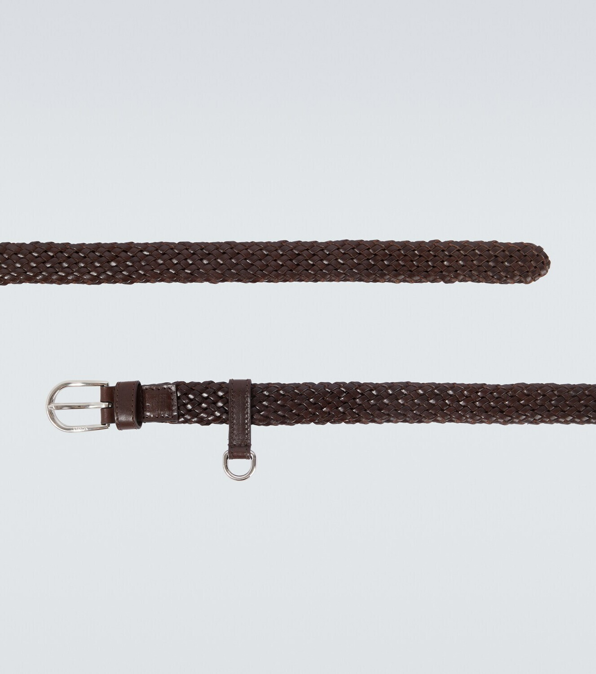 Prada Braided leather belt