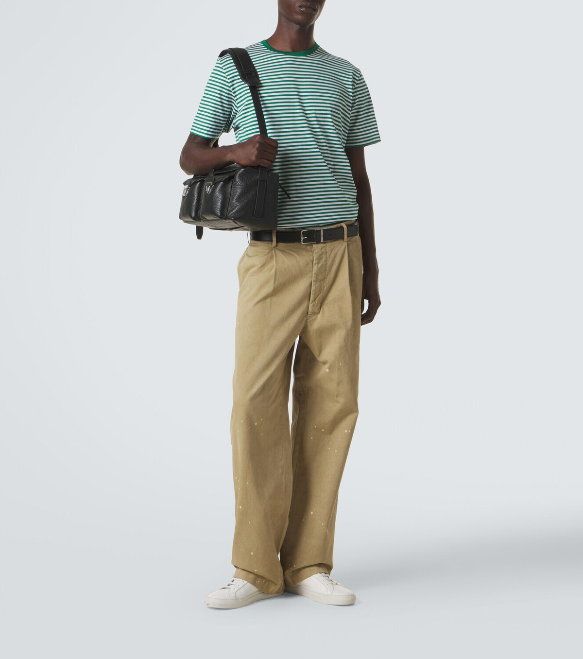 Sunspel Striped cotton T-shirt
