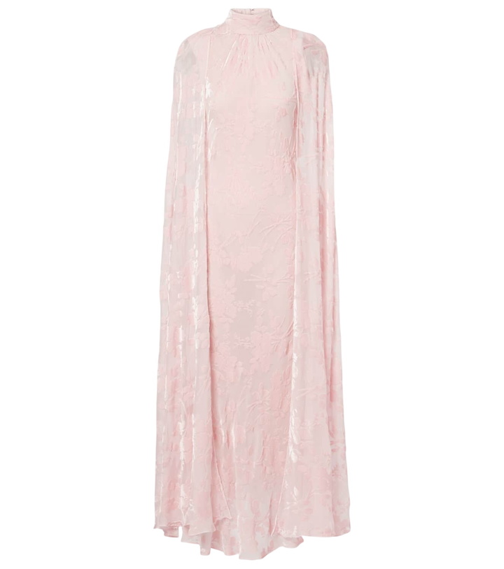 Photo: Rodarte Caped velvet devoré gown