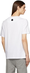 Moncler White 'Living Everywhere' T-Shirt