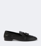 The Row Caden leather loafers