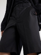 Rick Owens - Straight-Leg Cotton-Blend Canvas Shorts - Black