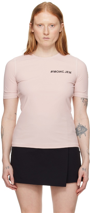 Photo: Moncler Grenoble Pink Maglia T-Shirt