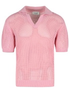 Laneus Pink Viscose Blend Sweater