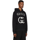 Gucci Black Interlocking G Hoodie