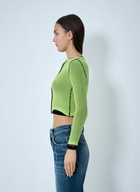 Chopova Lowena Fishnet Cardigan