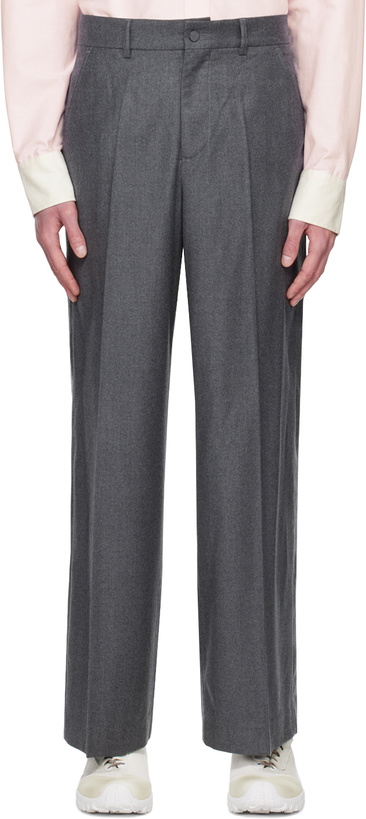 Photo: Our Legacy Gray Tuxedo Trousers