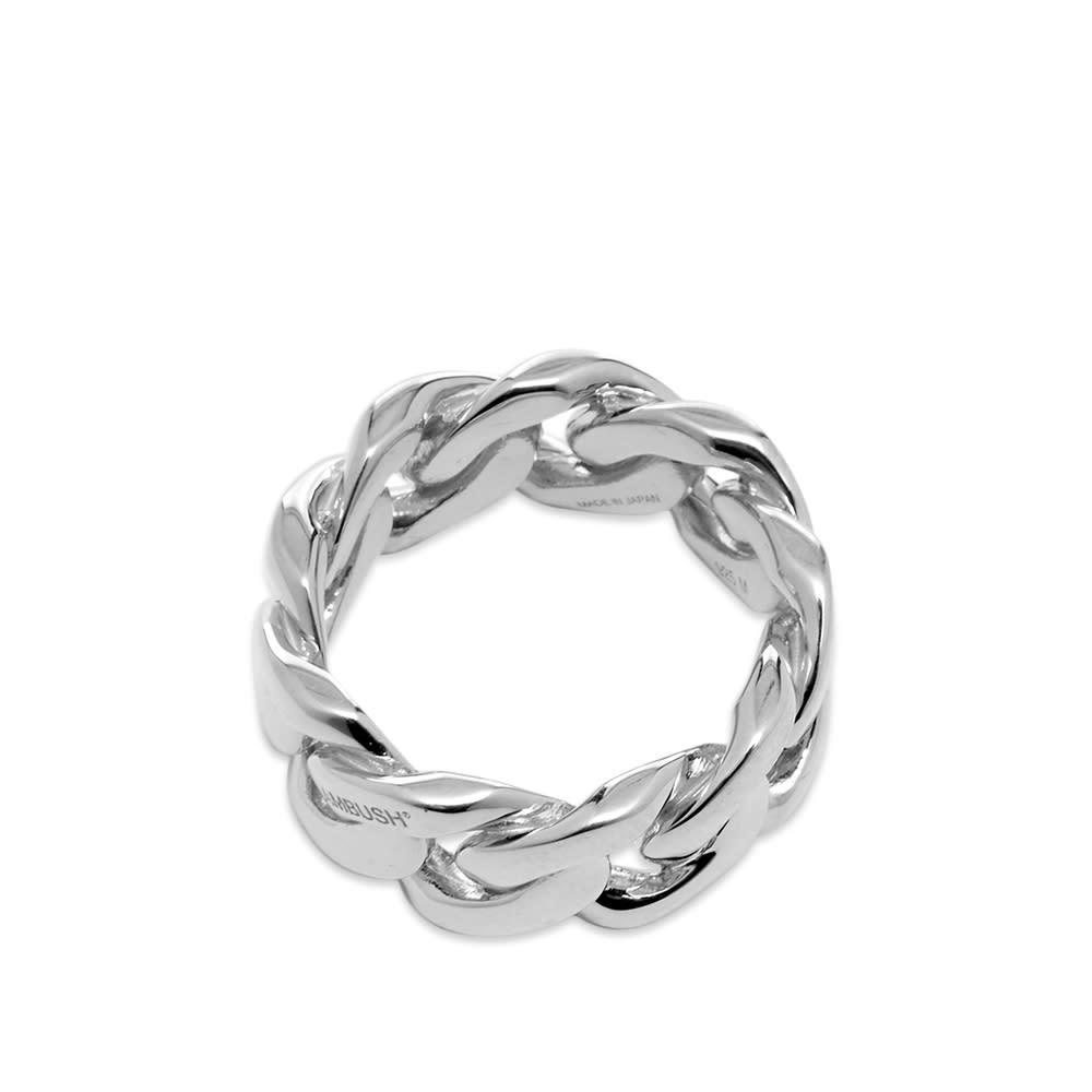 Ambush Logo-Engraved Chain Ring - ShopStyle Jewelry