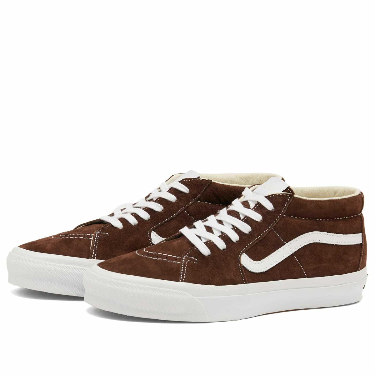 Vans Sk8-Mid Reissue 83 in Lx Pig Suede Potting Soil Vans