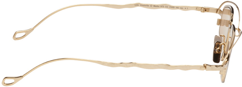 Kuboraum Gold H73 Sunglasses Kuboraum display picture 2
