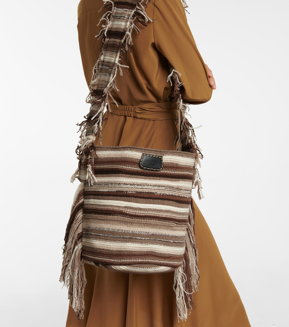 Chloe - Jorge recycled cashmere bucket bag Chloe