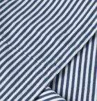 Folk - Striped Cotton-Jersey T-Shirt - Blue