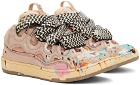Lanvin Pink Gallery Dept. Edition Curb Sneakers
