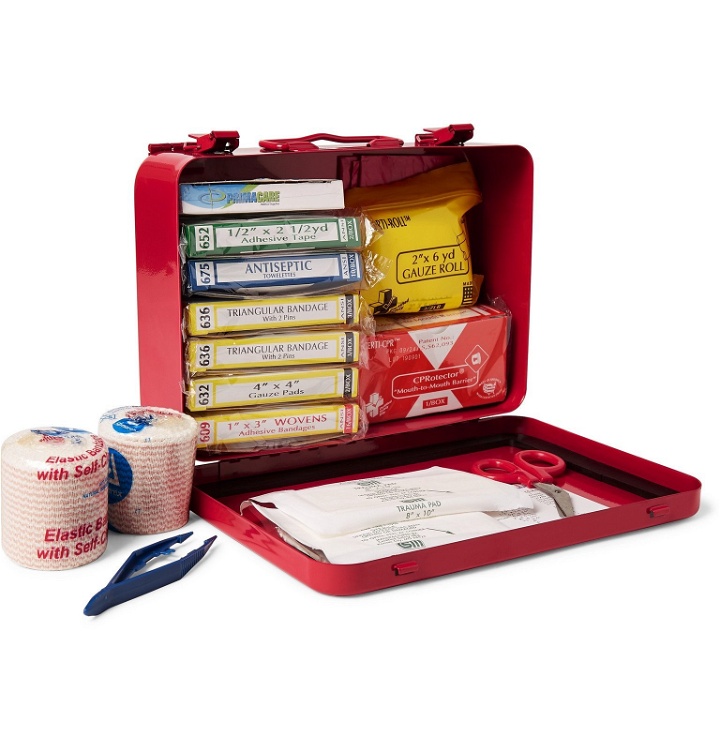 Photo: Best Made Company - Steel First Aid Kit - Red