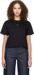 A.P.C. Black Boxy Micro Logo T-shirt