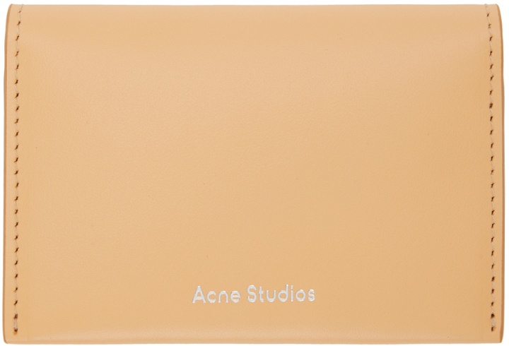 Photo: Acne Studios Beige Folded Card Holder