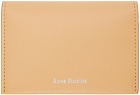 Acne Studios Beige Folded Card Holder