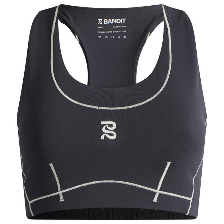 Photo: Bandit Women's Stamina™ Pop Stitch™ Arco Bra in Anthracite/Plaster