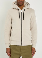 Moose Knuckles Classic Bunny Padded Hooded Cotton-blend Jacket Ecru