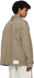 NULLUS Brown Rope Denim Jacket
