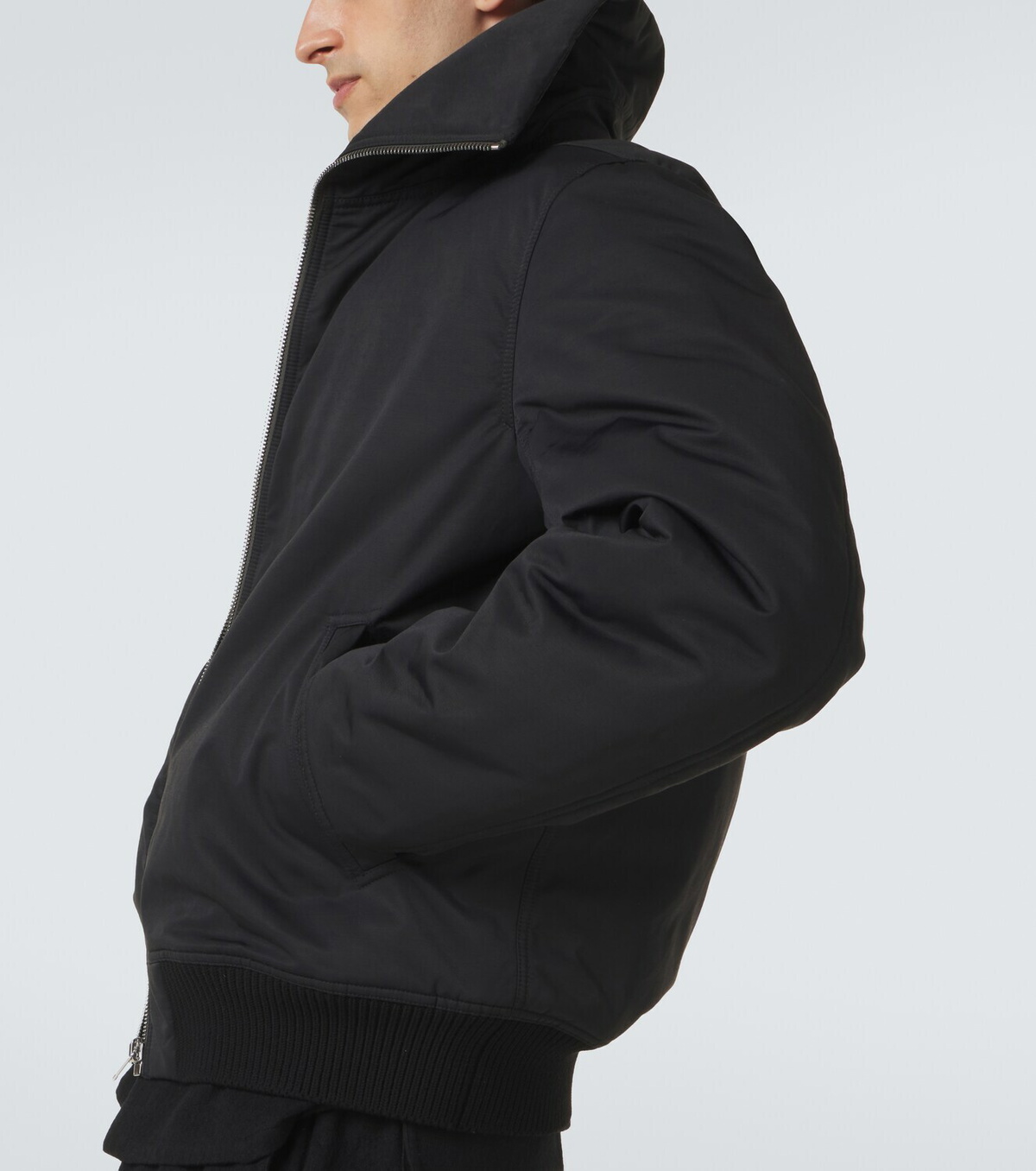 Rick Owens Dracuflight padded faille jacket