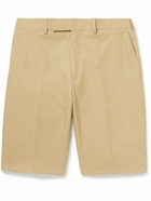 Kingsman - Straight-Leg Cotton-Twill Bermuda Shorts - Neutrals