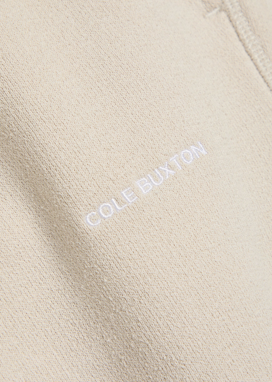 Cole Buxton Logo-embroidered Straight-leg Sweatpants Sand