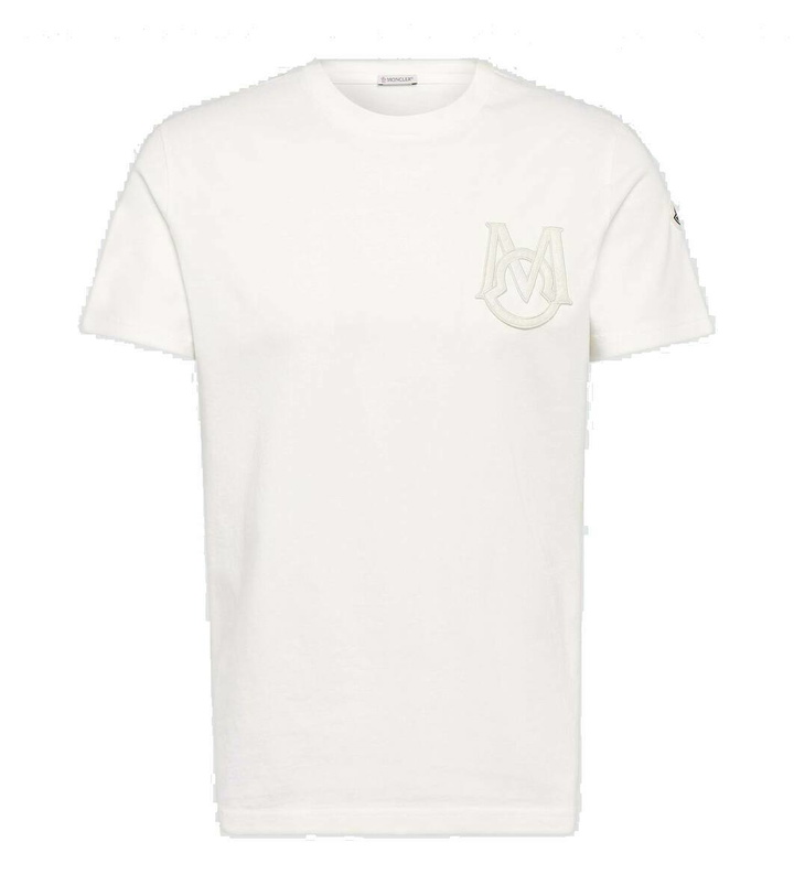 Photo: Moncler Logo cotton jersey T-shirt