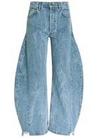 A.W.A.K.E Mode Washed Barrel-leg Jeans Indigo