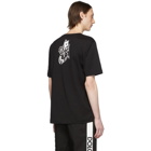 Dolce and Gabbana Black Printed Patches T-Shirt