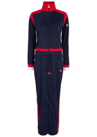Bettter X Fila Panelled Jersey Tracksuit Dress Navy
