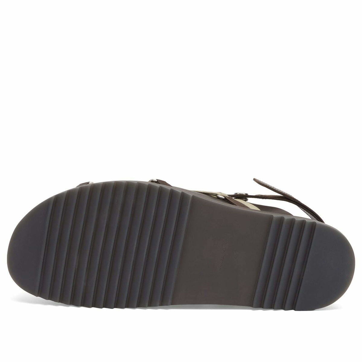 Rick Owens Men's Megalace Slip On Mule in Dark Dust