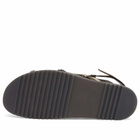 Rick Owens Men's Megalace Slip On Mule in Dark Dust