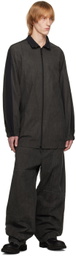Y's Gray Epaulette Jacket