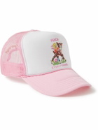 PARADISE - Printed Shell and Logo-Embroidered Mesh Trucker Cap