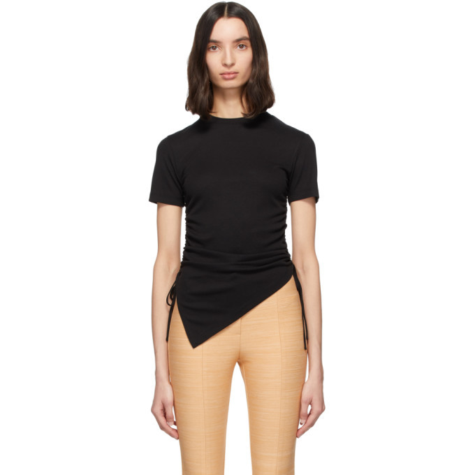 Andersson Bell Black Cindy Asymmetric T-Shirt